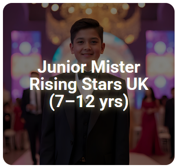 Junior Mister Rising Stars UK (7–12 yrs)